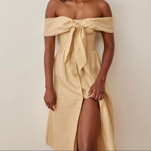 Barrington Linen Dress Reformation size 6